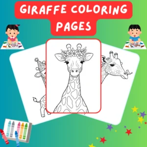 Giraffe Coloring Pages thumbnail