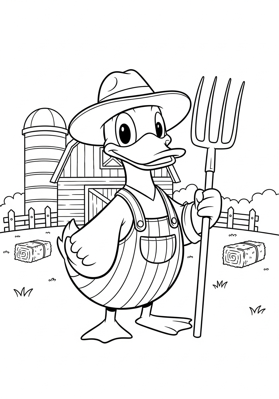 duck coloring pages for school