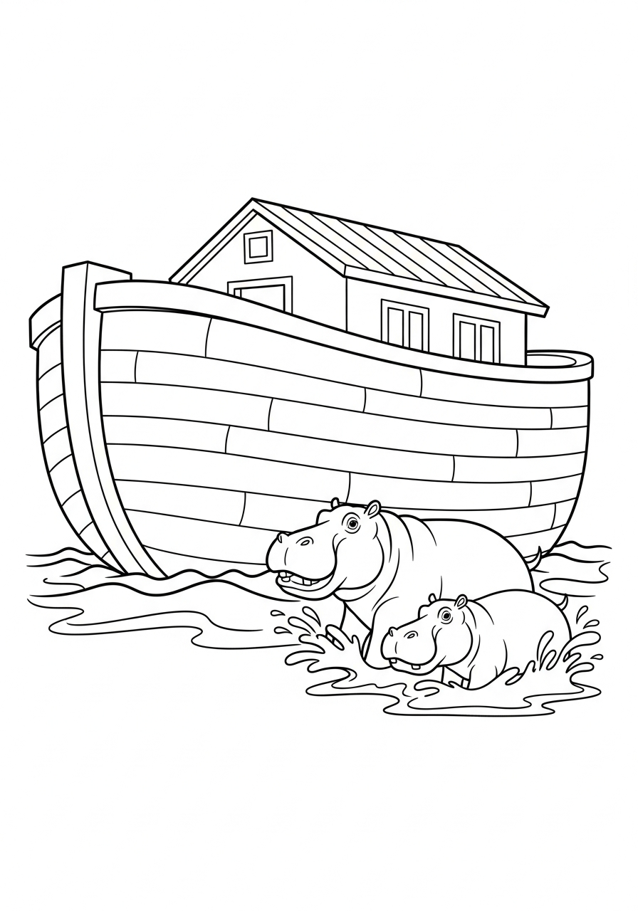Noah’s Ark coloring page