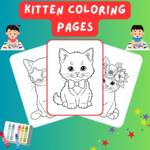 Kitten Coloring Pages thumbnail