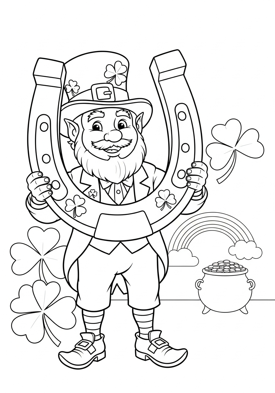 Leprechaun coloring book