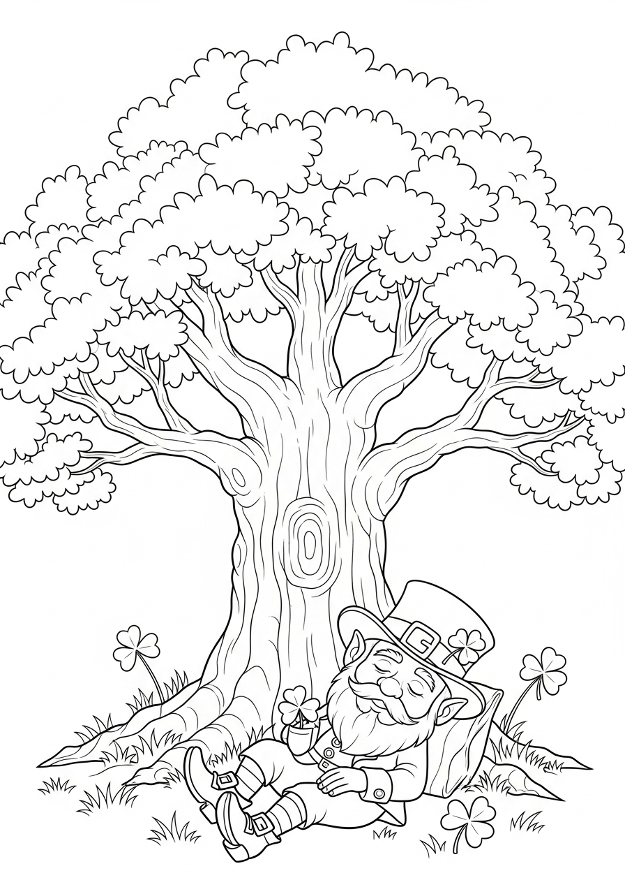 new Leprechaun coloring pages