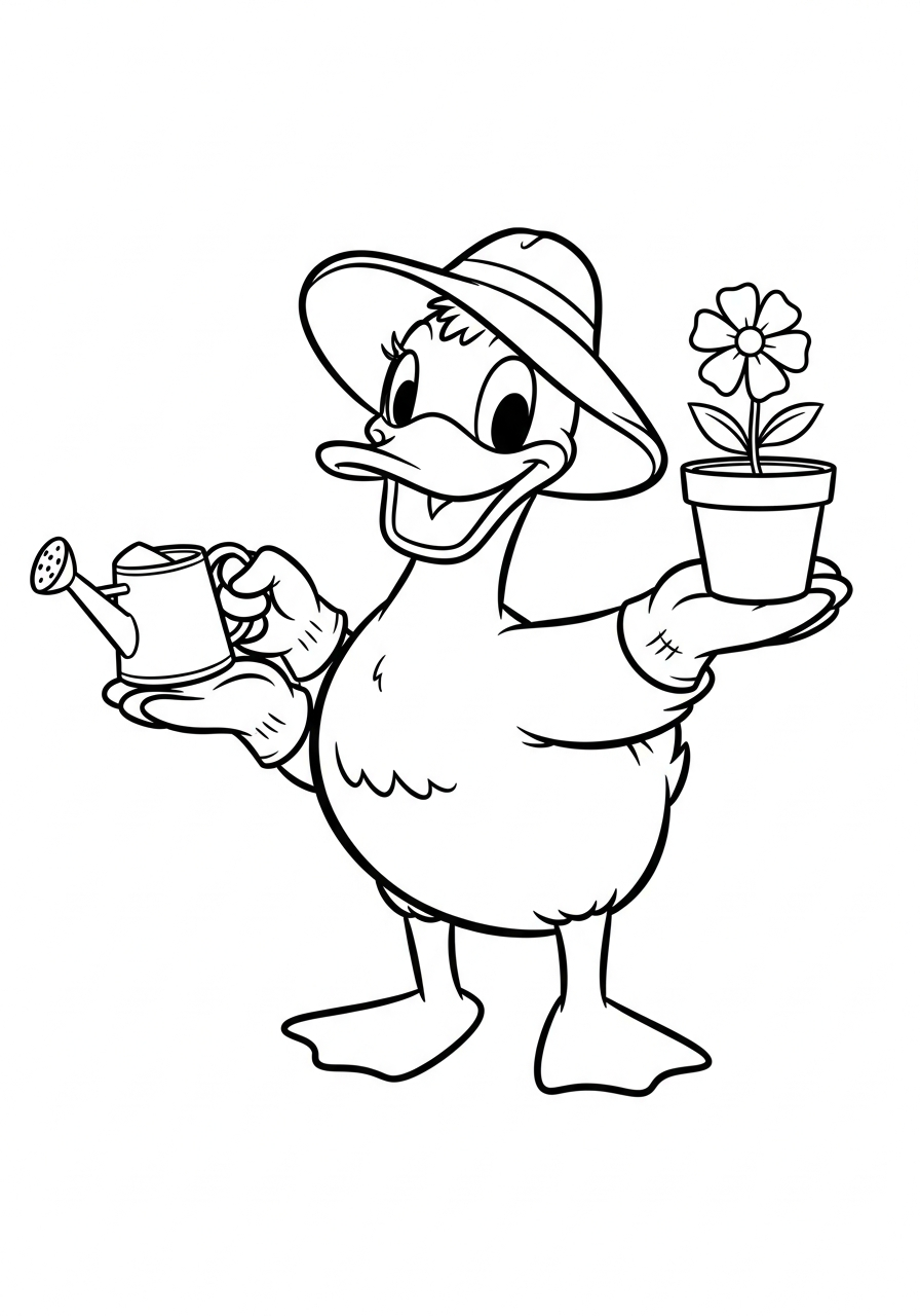 duck coloring pages online