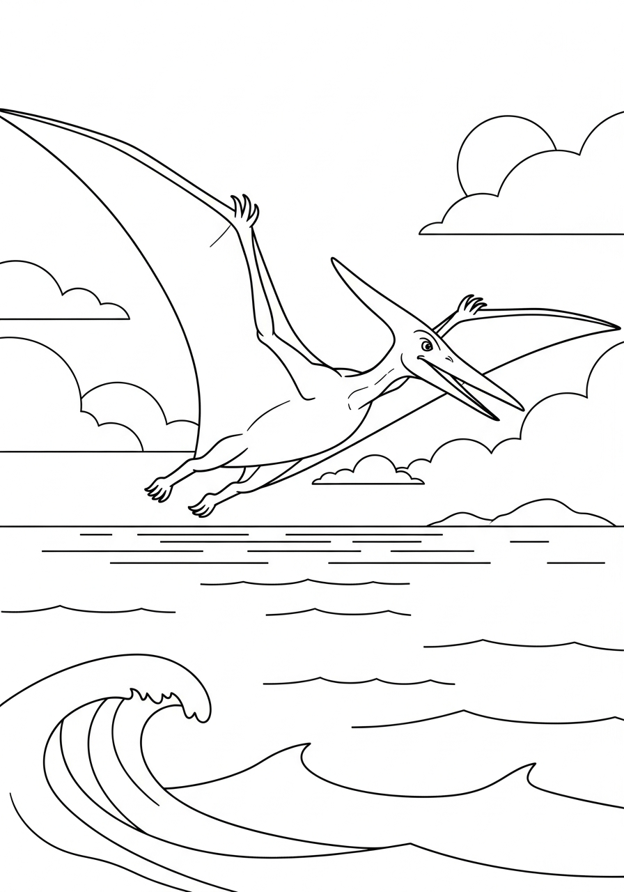 Pterodactyl Coloring Pages 22 Pterodactyl coloring pages