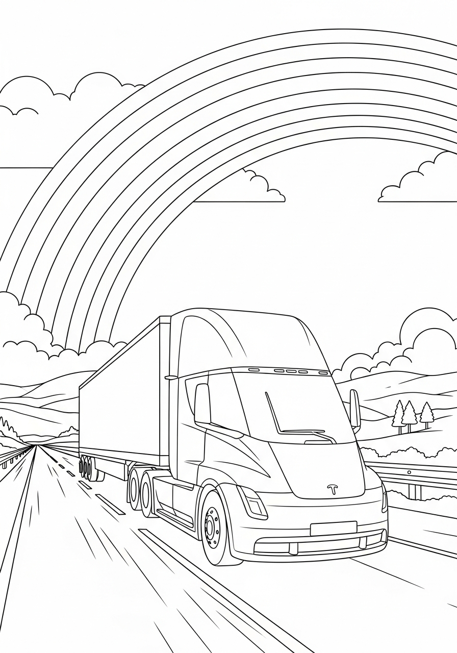 Tesla coloring page free printable