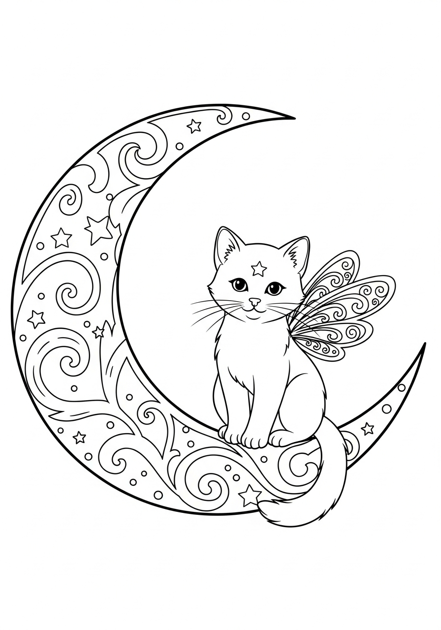 new kitten coloring pages