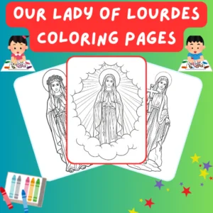 Our Lady of Lourdes Coloring Pages thumbnail