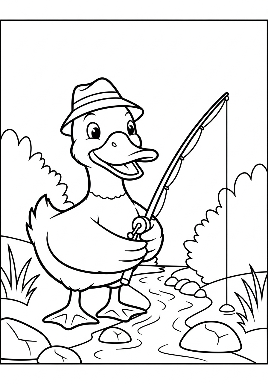 download duck coloring pages