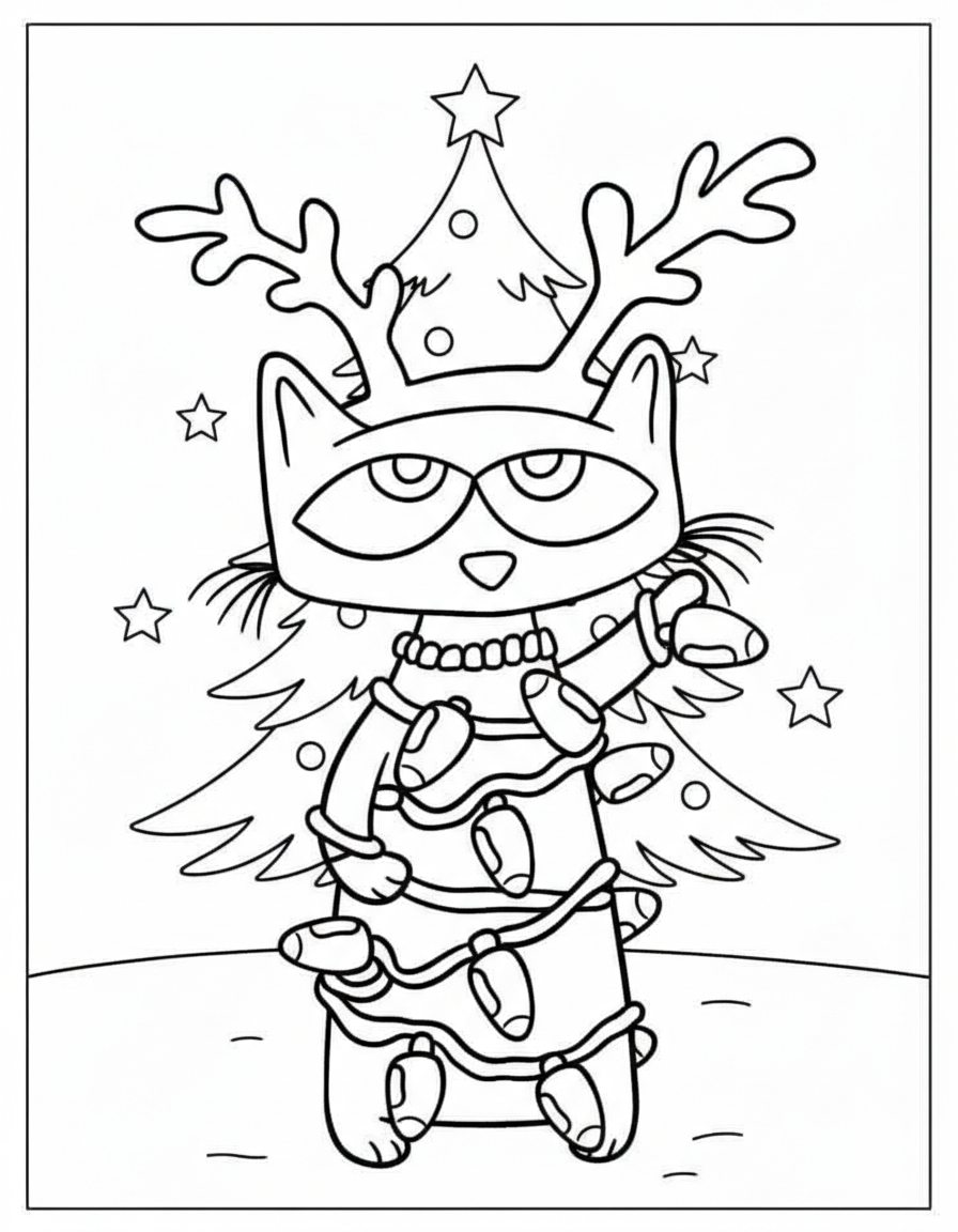 Pete The Cat coloring pages pdf