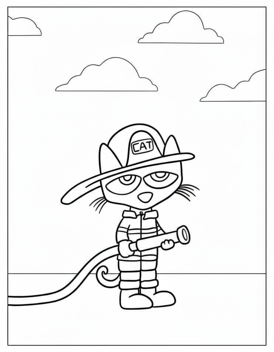 new Pete The Cat coloring pages