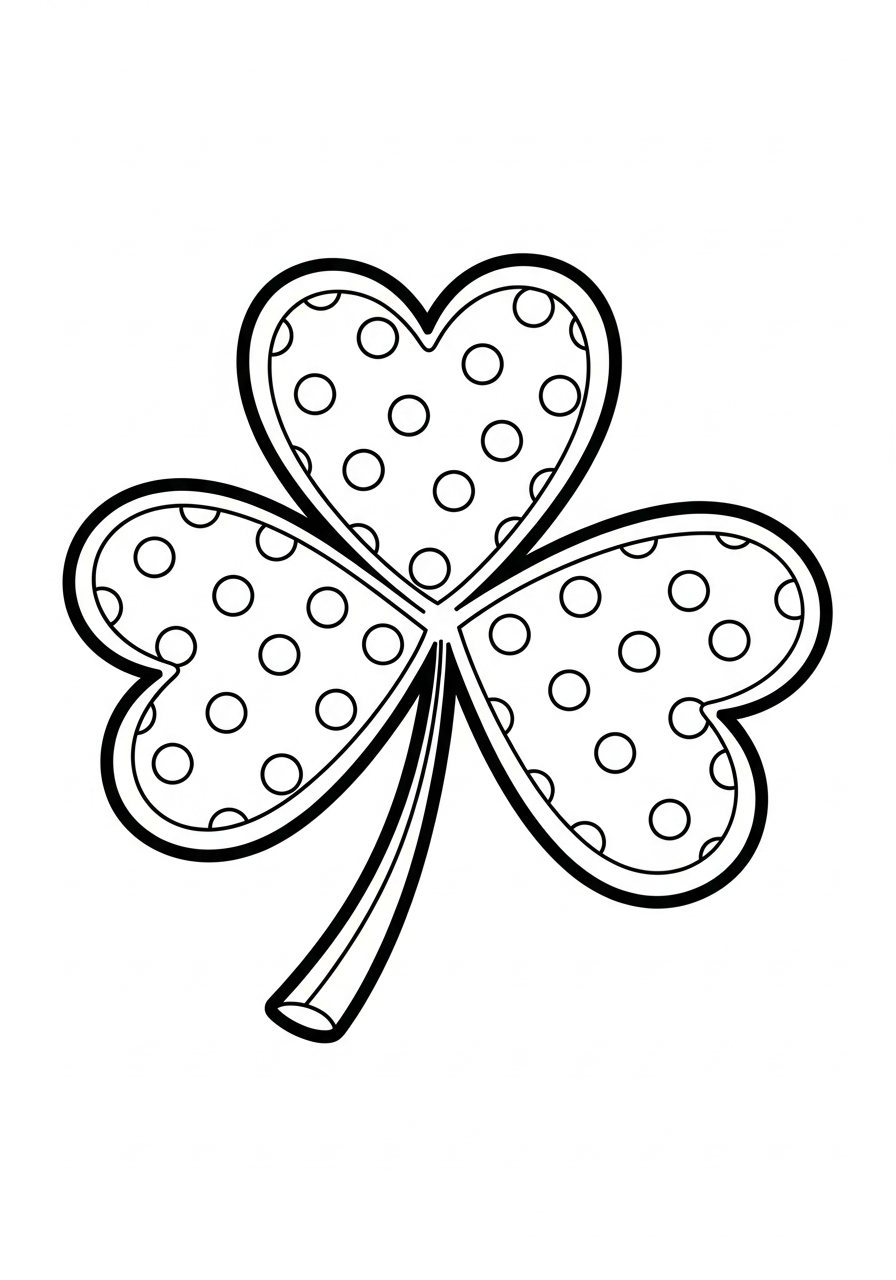 shamrock coloring pages for printing