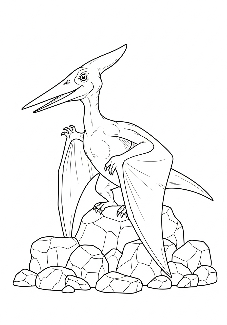 Pterodactyl Coloring Pages 25 Pterodactyl coloring pages pdf