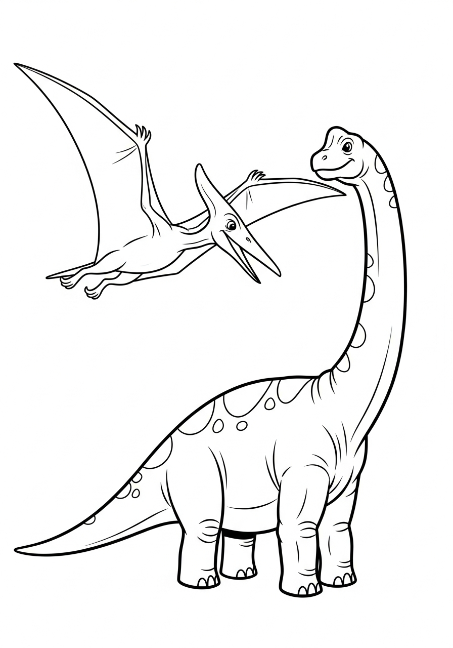 Pterodactyl Coloring Pages 2 large Pterodactyl coloring pages
