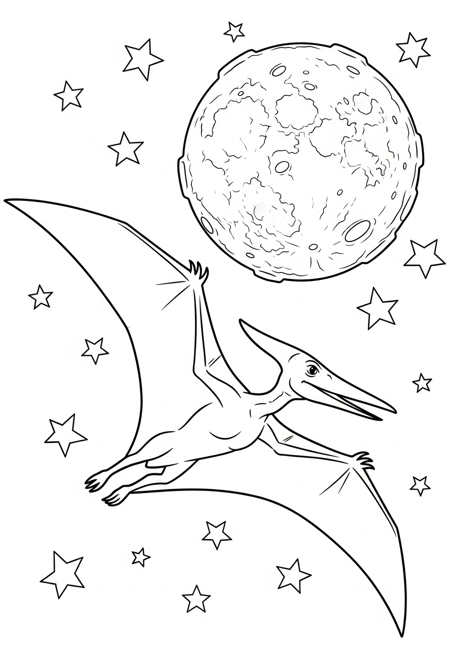 Pterodactyl Coloring Pages 8 best Pterodactyl coloring pages