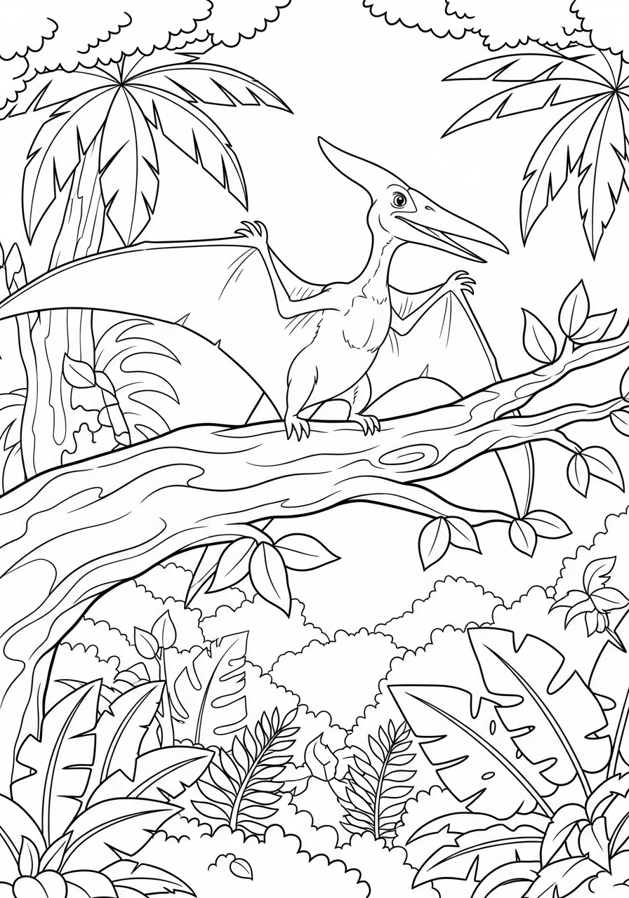 Pterodactyl Coloring Pages 10 free printable Pterodactyl coloring sheet