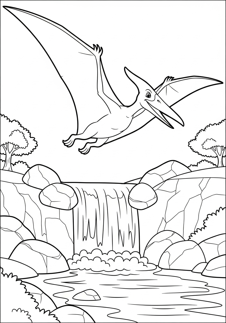 Pterodactyl Coloring Pages 12 Pterodactyl coloring pages advanced