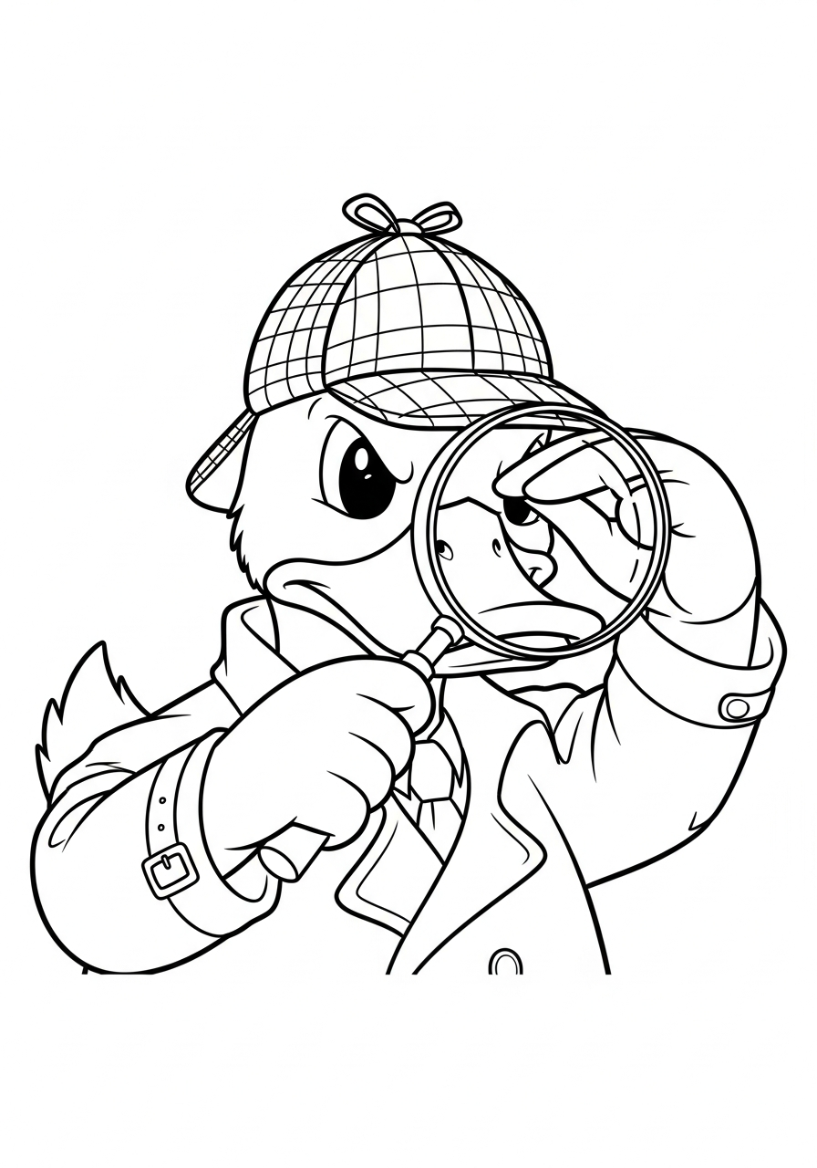 duck coloring pages for kindergarten