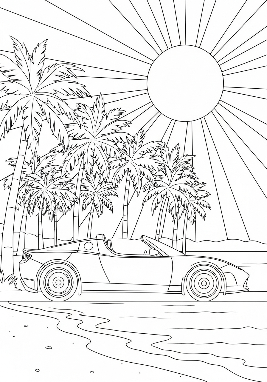 realistic Tesla coloring pages
