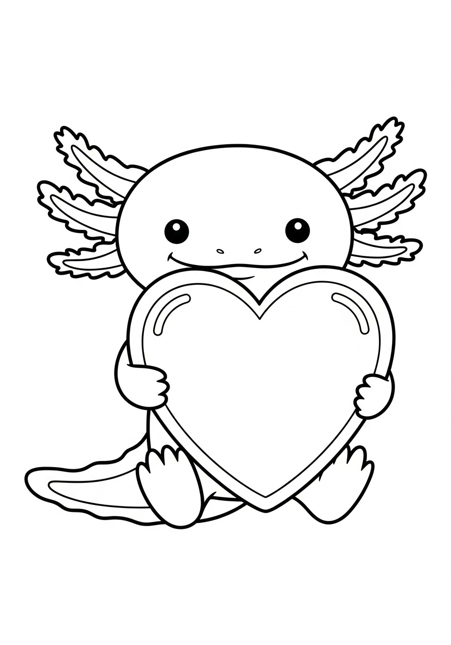 axolotl images to color