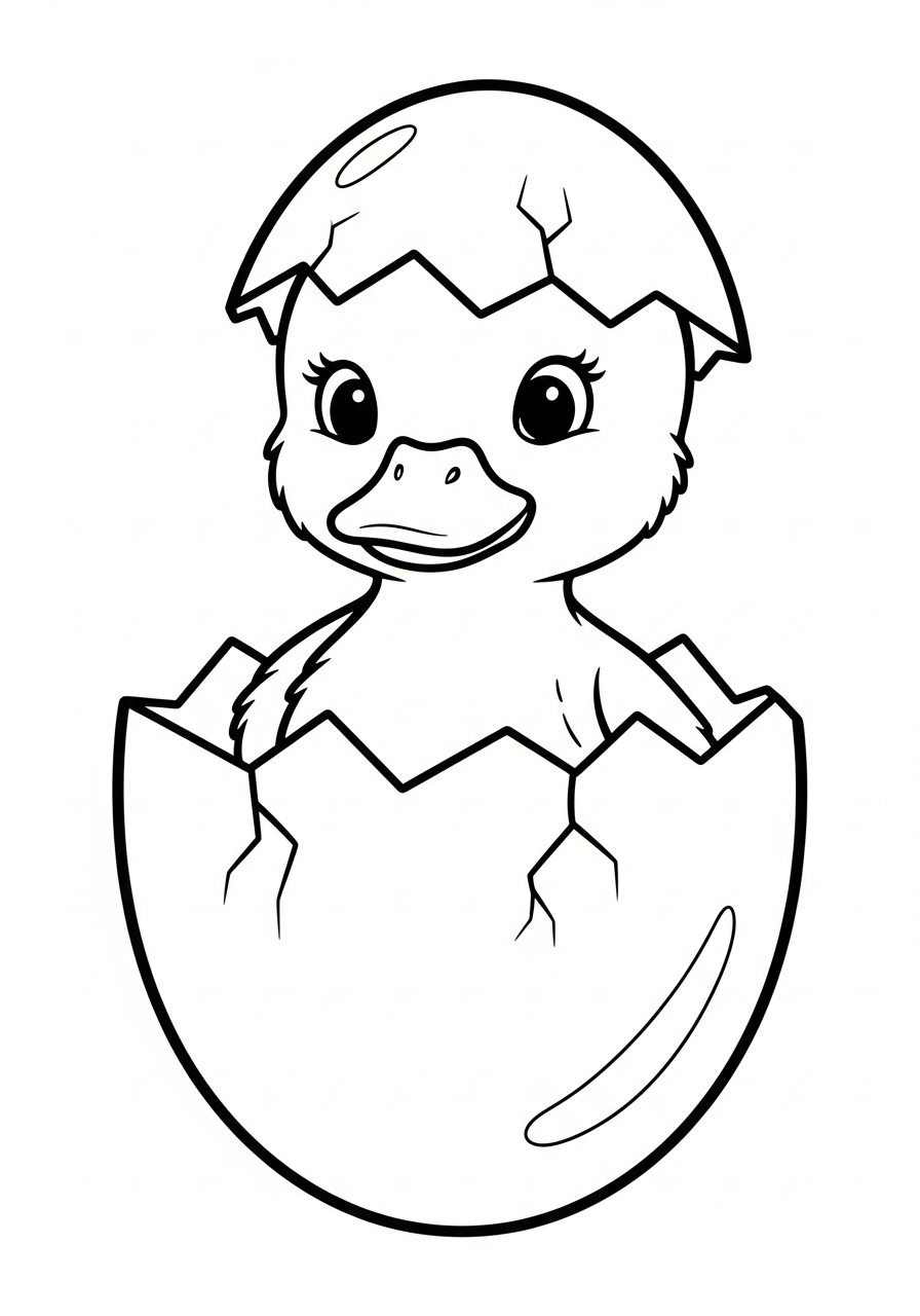 duck coloring pages to print