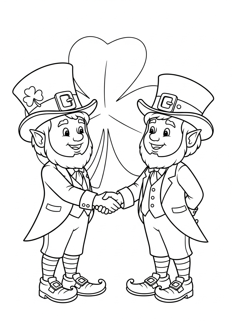 download Leprechaun coloring pages