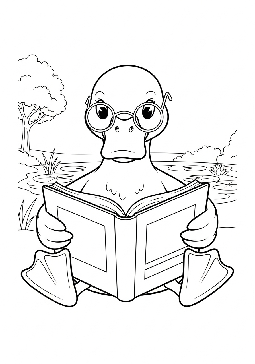 best duck coloring pages