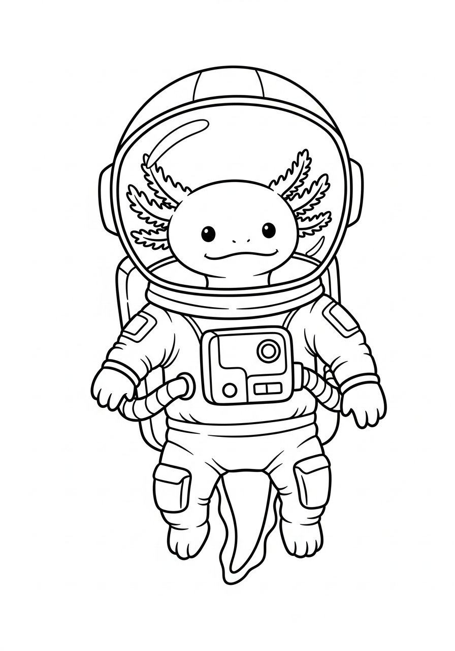 axolotl colouring sheets