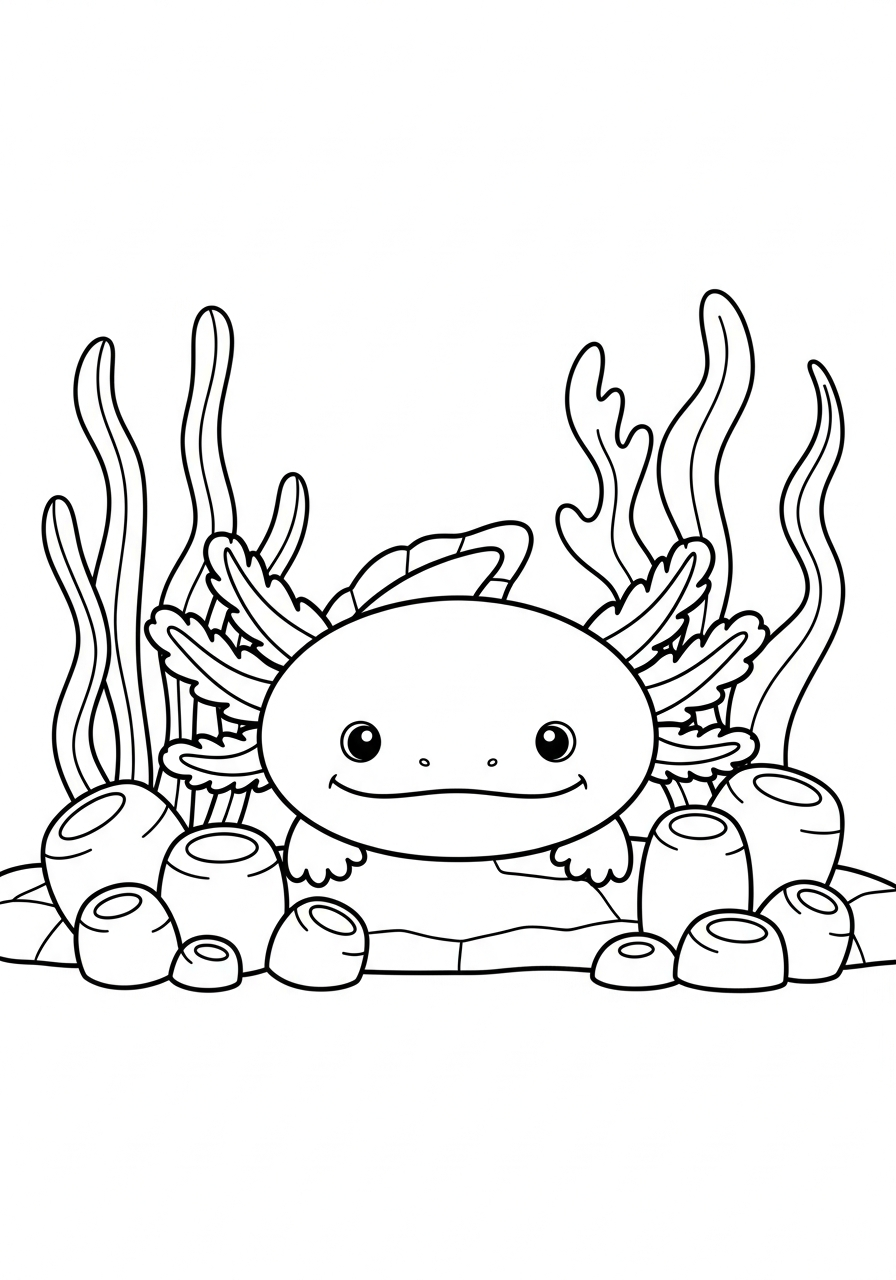 axolotl coloring pictures