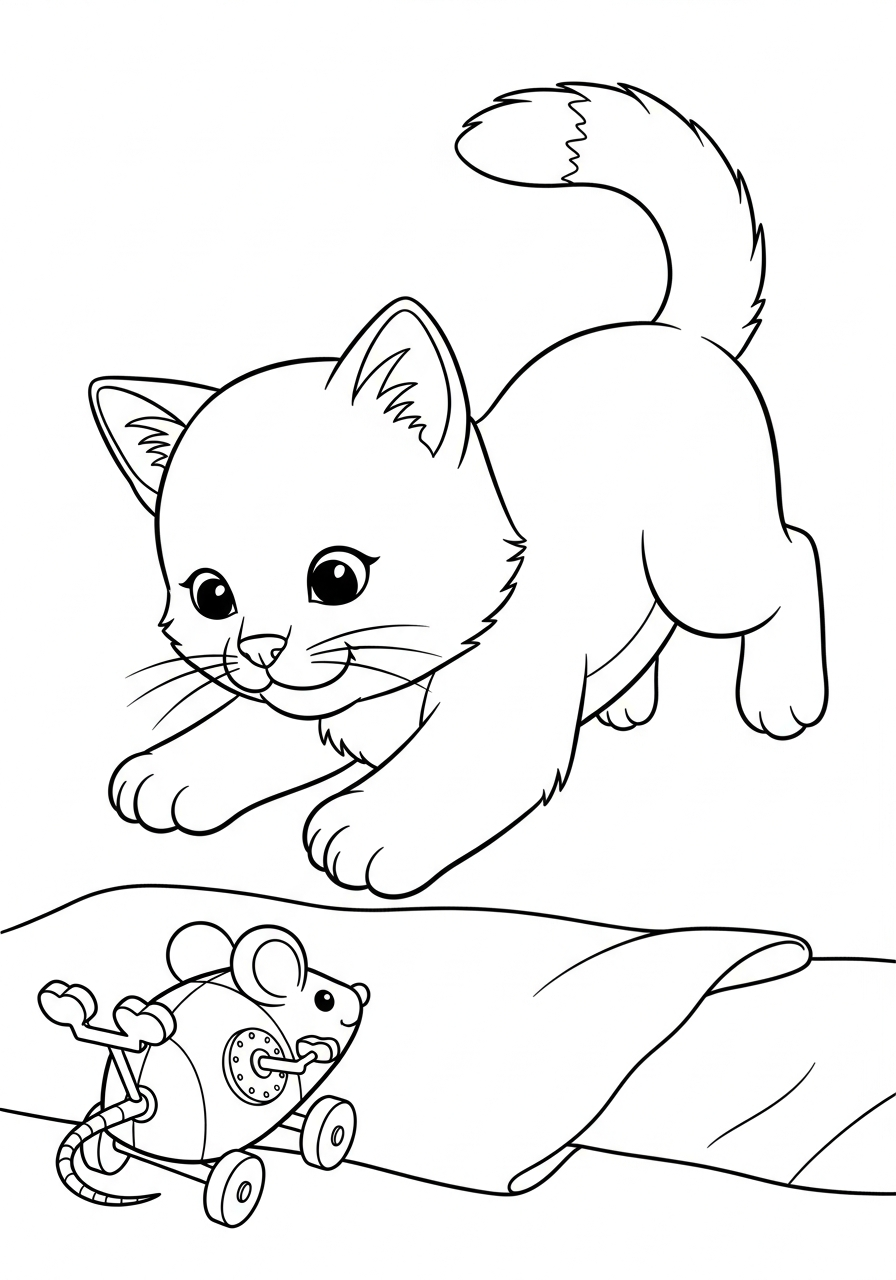 kitten images to color