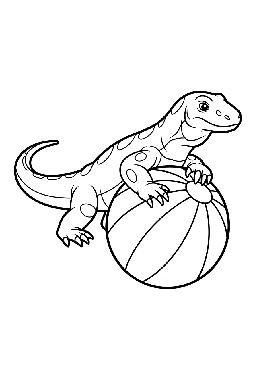 cool komodo dragon coloring pages
