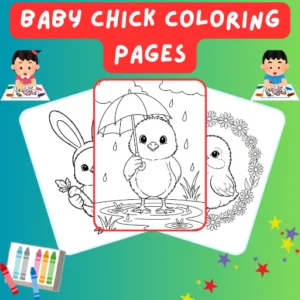 Baby Chick Coloring Pages thumbnail