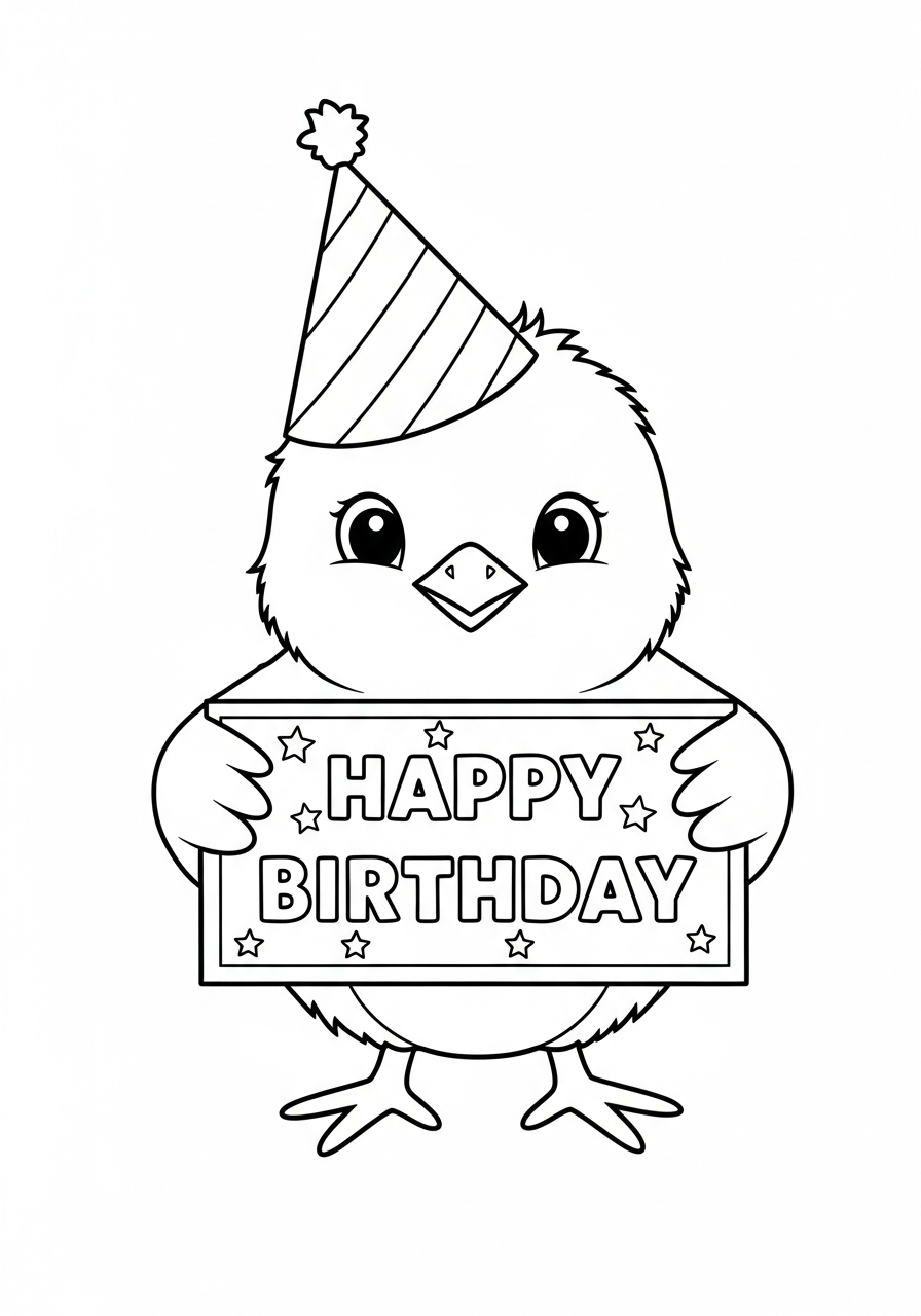 easy baby chick coloring pages for all ages