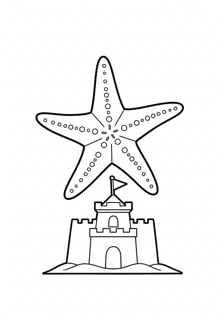 new Starfish coloring pages