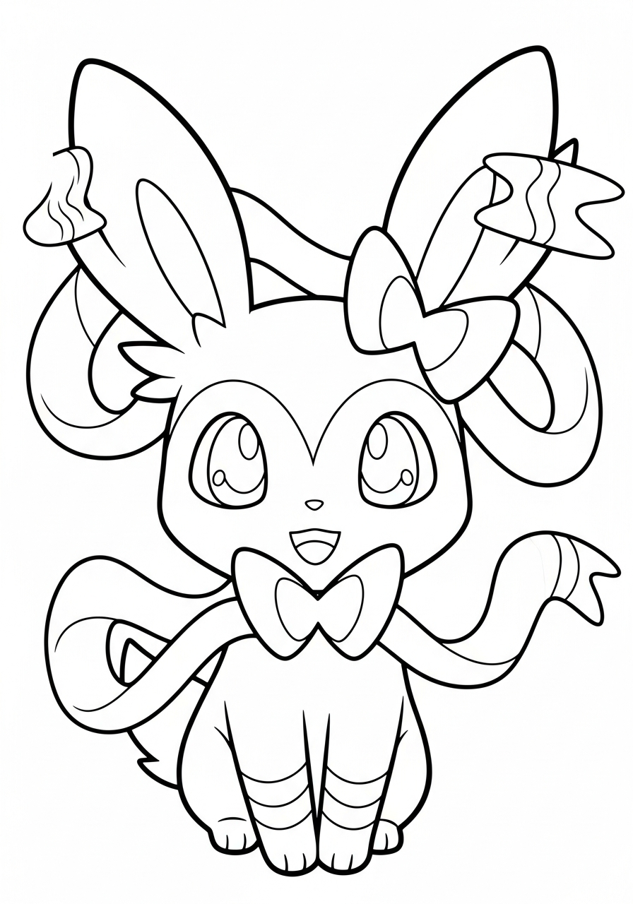 Sylveon coloring page