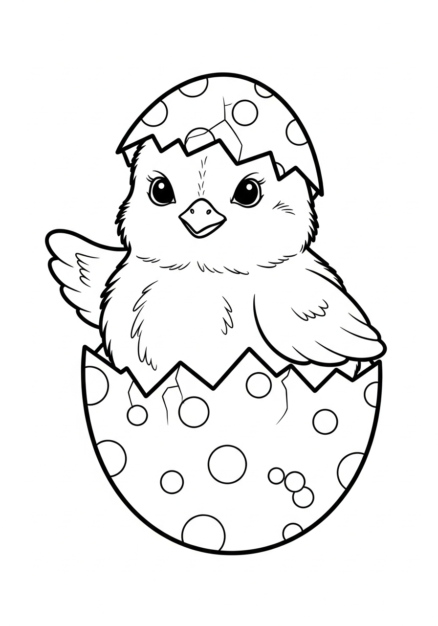 baby chick coloring pages online
