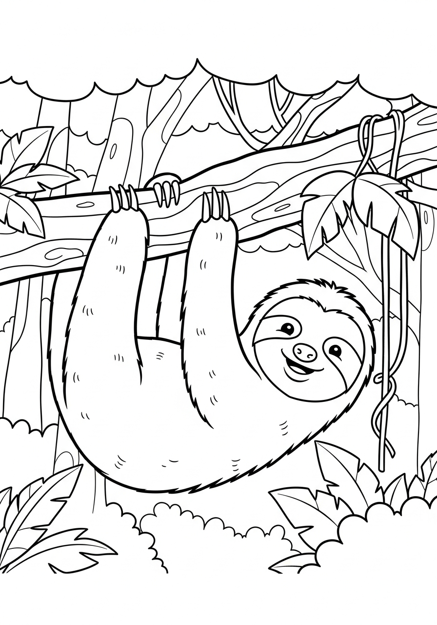 rainforest coloring book