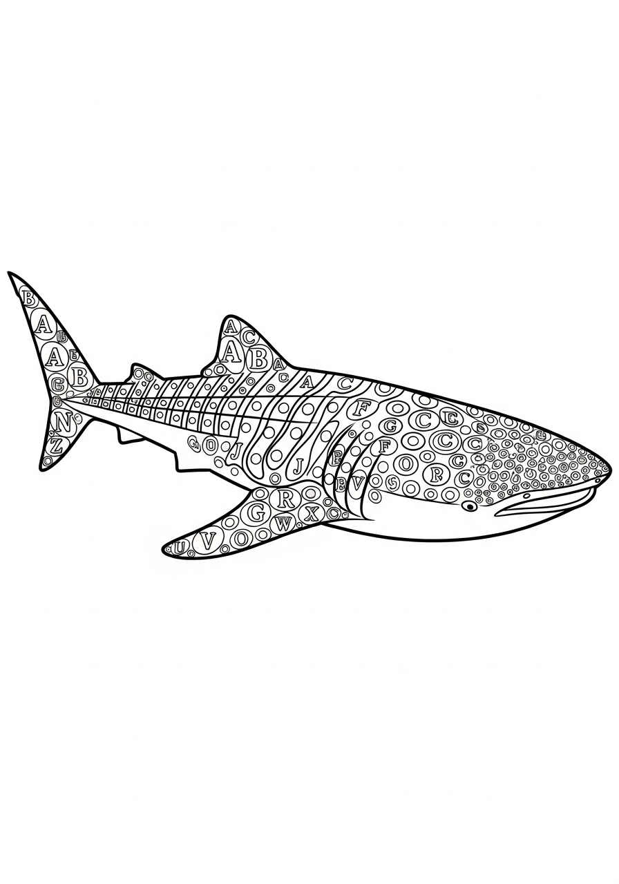Whale Shark Coloring Pages 21 large Whale Shark coloring pages
