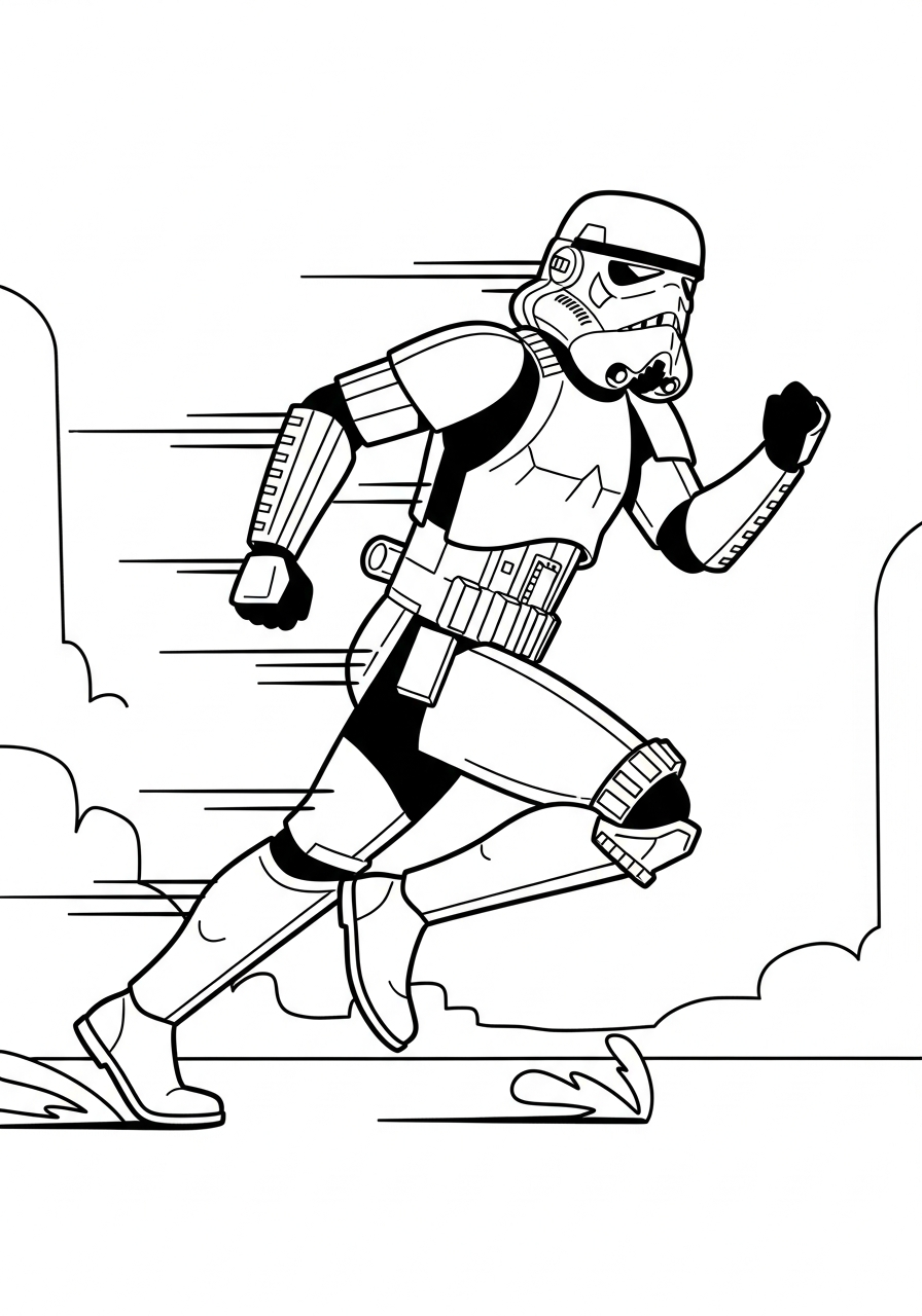 Stormtrooper coloring sheets to print 2
