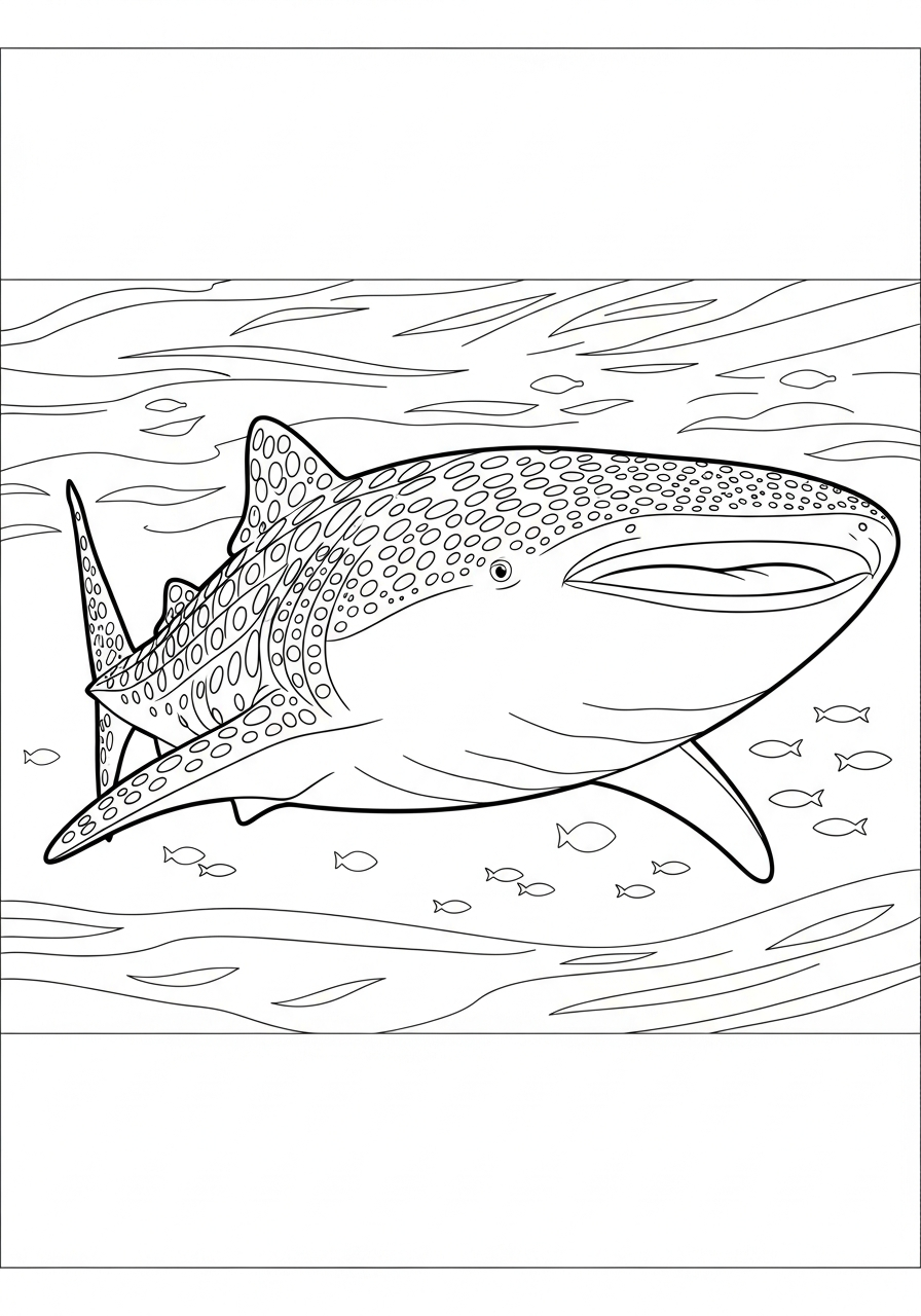 Whale Shark Coloring Pages 24 Whale Shark coloring sheets free