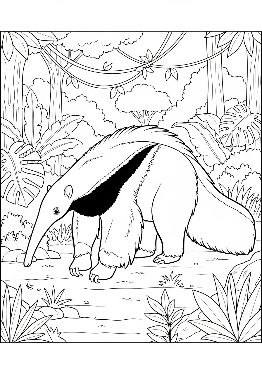 cool rainforest coloring pages