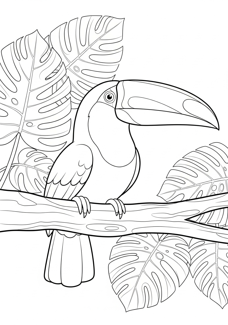 rainforest coloring sheets