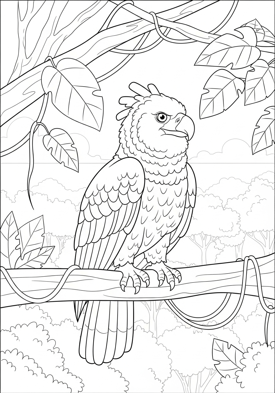 rainforest coloring pages to print