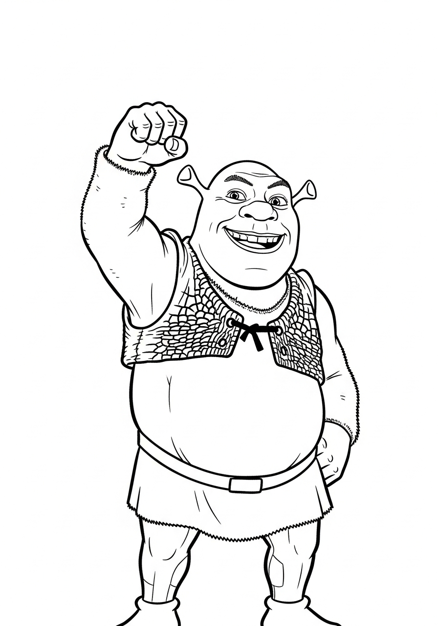 Shrek Coloring Pages 25 Shrek coloring pages no background