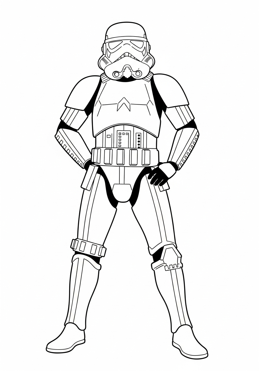 Stormtrooper coloring pages printable pdf