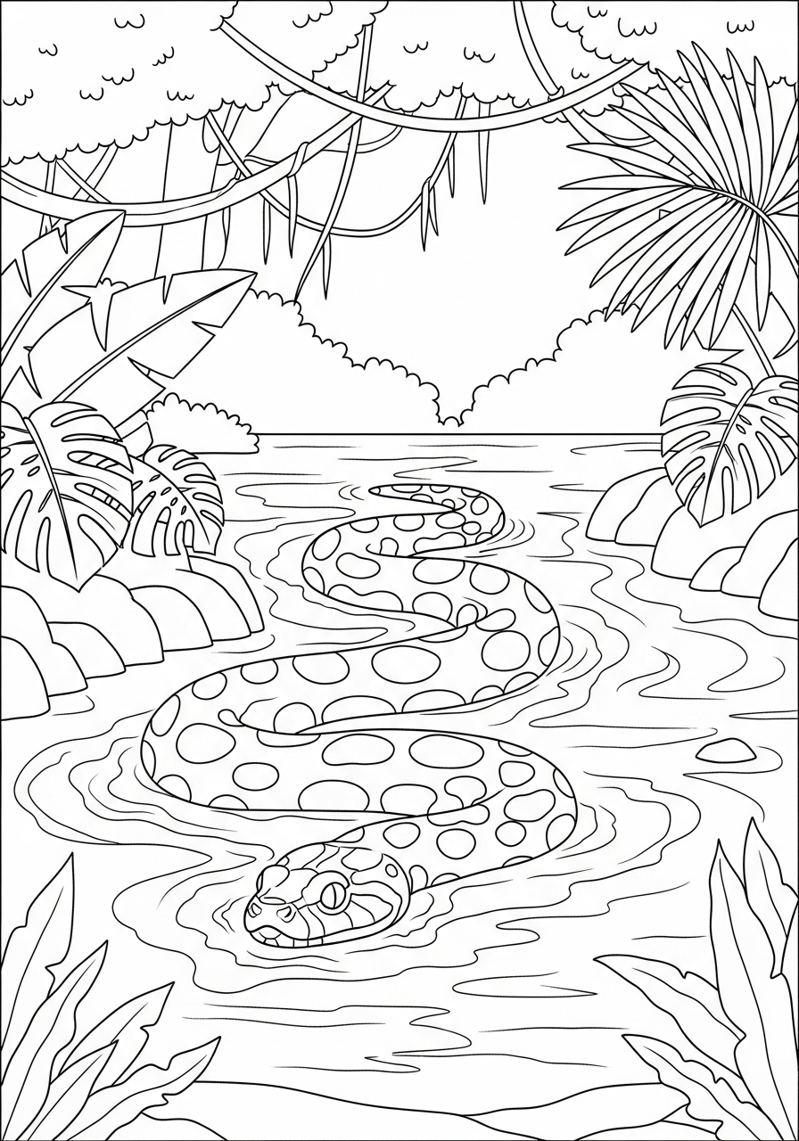 rainforest coloring pages pdf to print