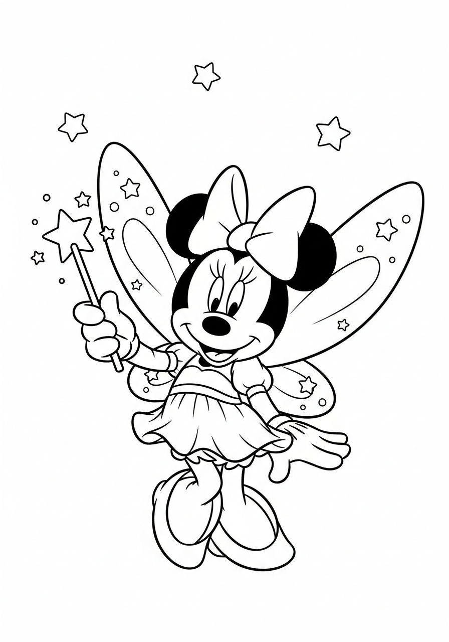 Minnie Mouse coloring book