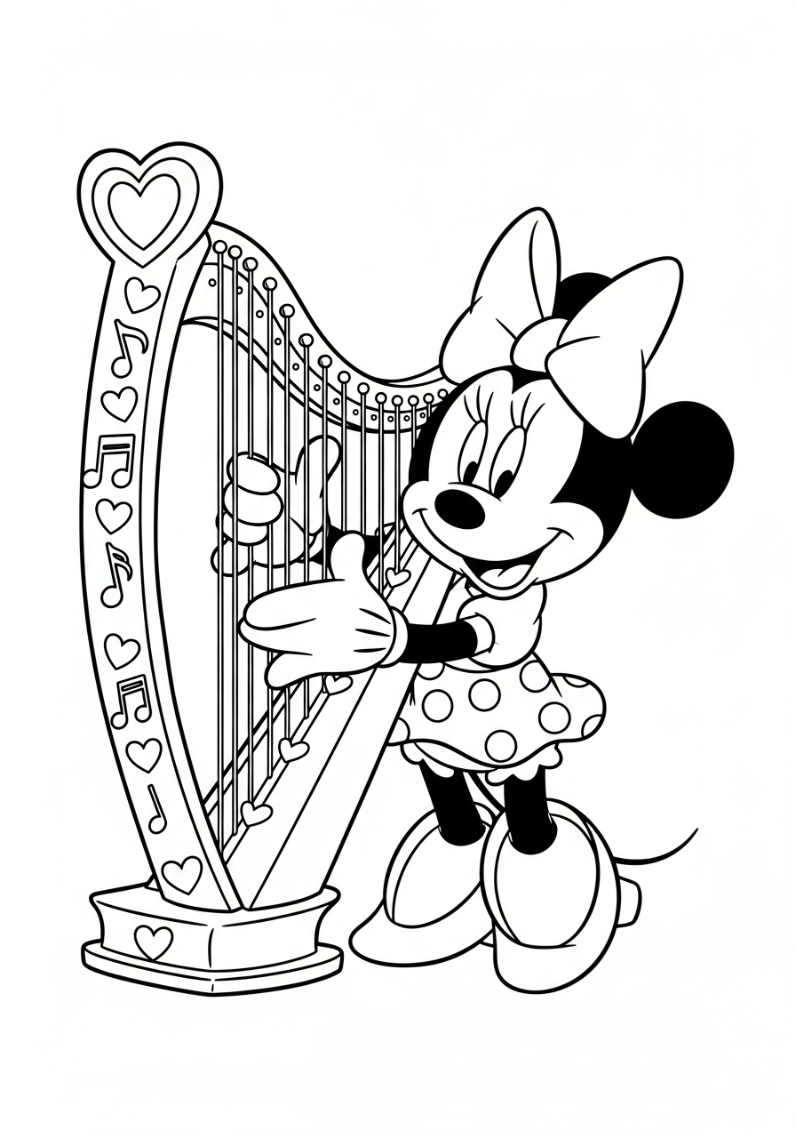 top Minnie Mouse coloring pages