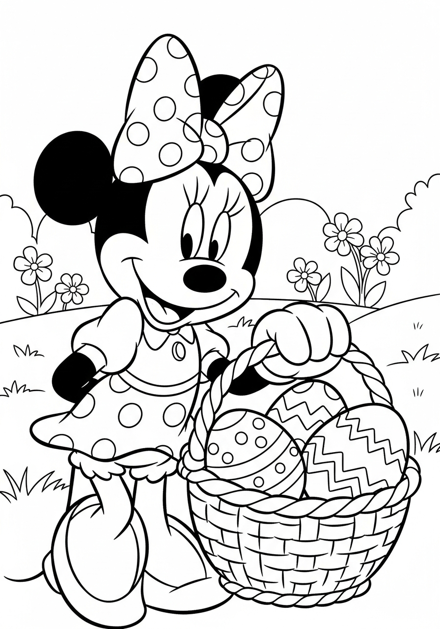 Minnie Mouse coloring book 1