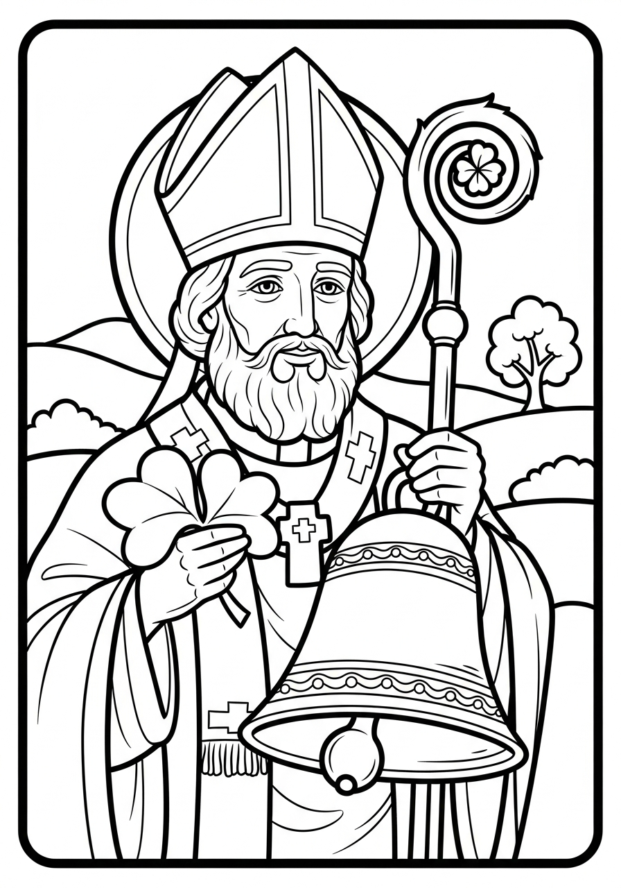 free coloring pages Saint Patrick