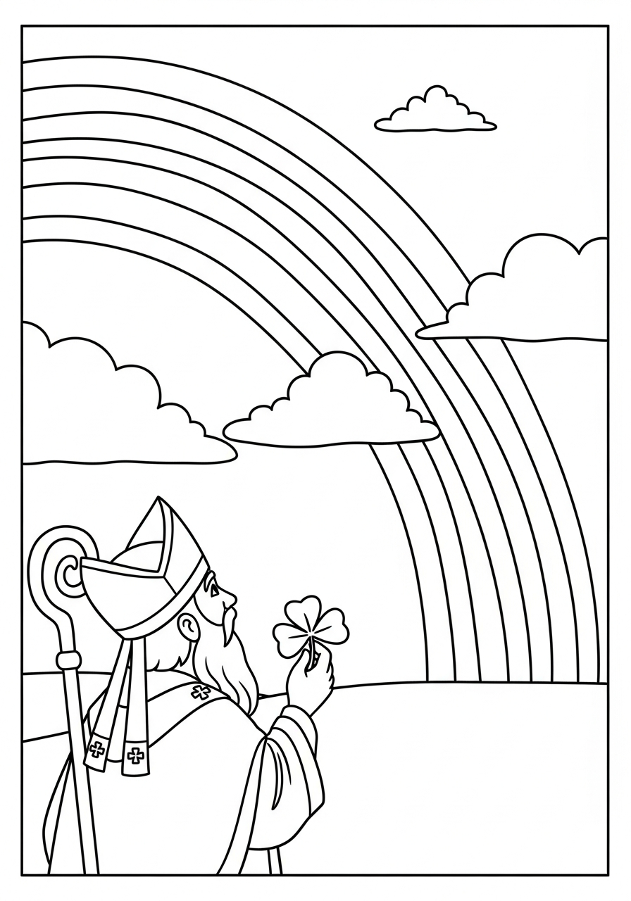 cool Saint Patrick coloring pages